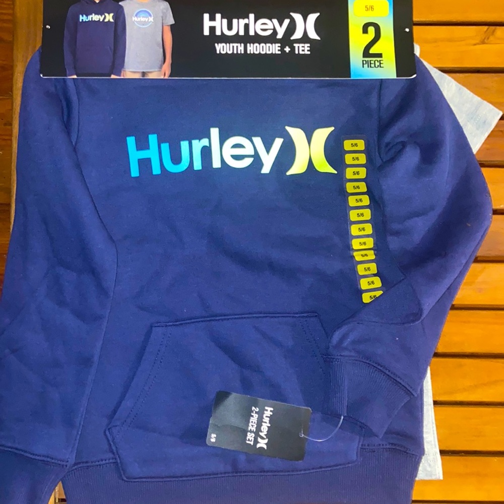Hurley youth hoodie + Tee